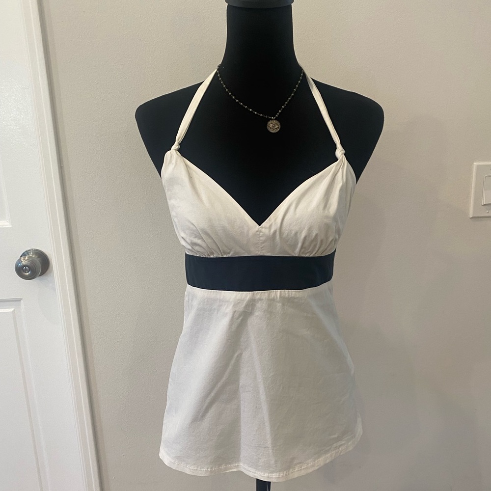 Club Monaco triangle Halter Top Size S